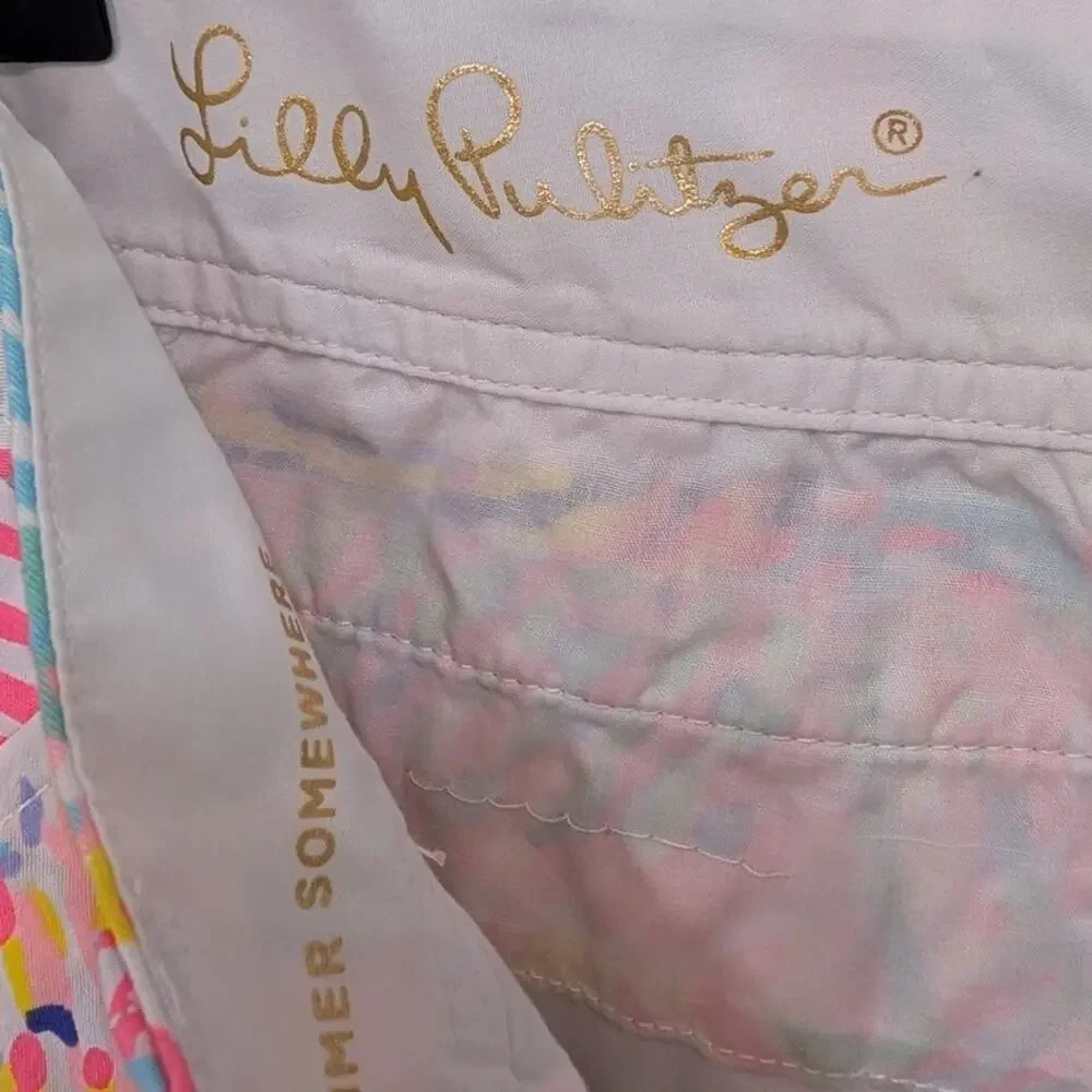 Lilly Pulitzer The Callahan Short Roar of the Sea Tropical Resort - Size 00